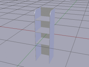 Wardrobe Shelf Model 3D