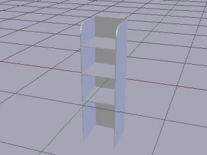Wardrobe Shelf 3D Model