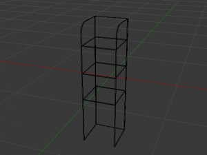 Wardrobe Shelf Model 3D