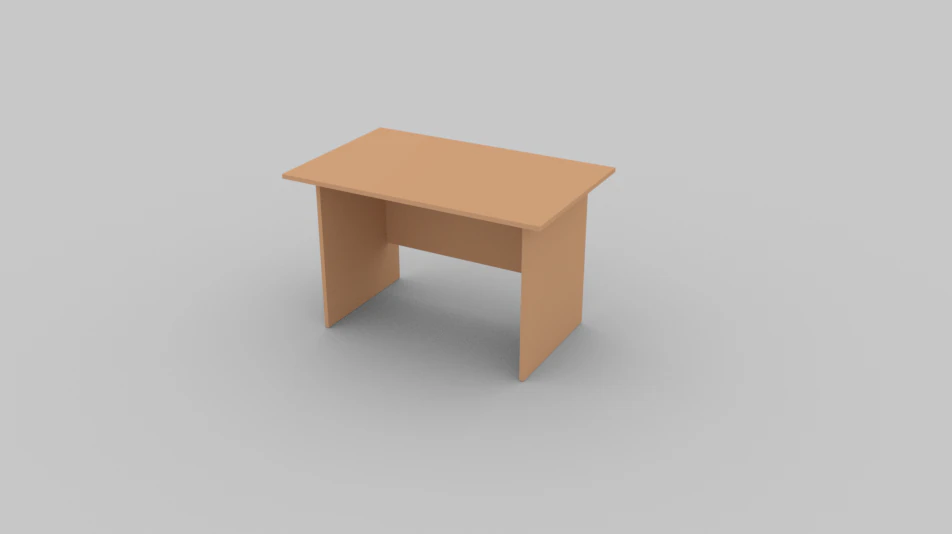 Office Table 3D Model .c4d .max .obj .3ds .fbx .stl .blend 