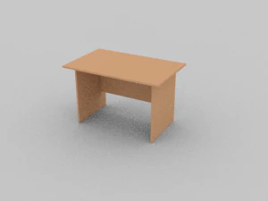 Office Table 3D Model