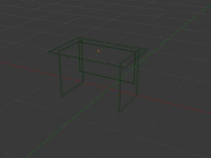 Office Table 3D Model