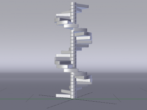 Vintage Stairs 3D Модель