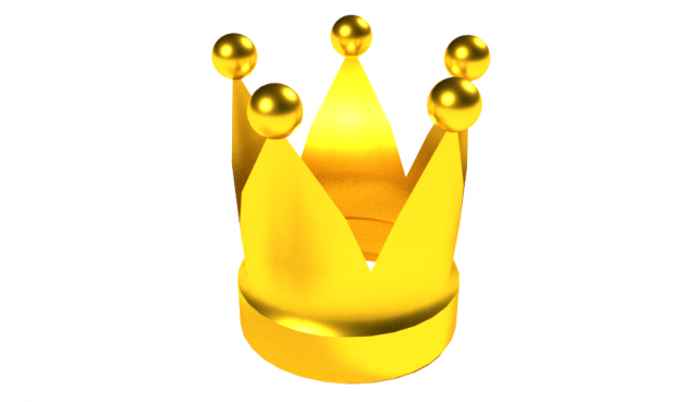 Crown 3D Модель .c4d .max .obj .3ds .fbx .stl .blend 