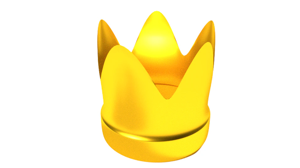 Crown 3D Model .c4d .max .obj .3ds .fbx .stl .blend 