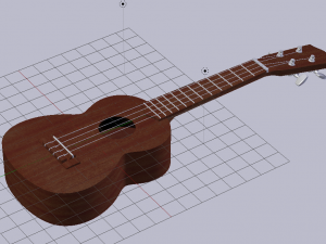 Guitar Model 3D
