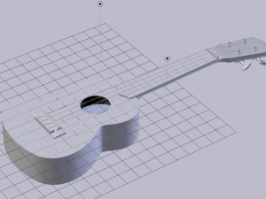 Guitar Model 3D