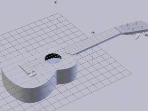 Guitar 3D Model