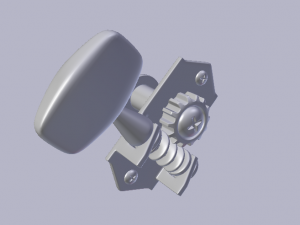Guitar Peg 3D 模型