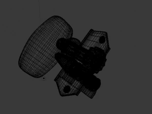 Гитарный колышек 3D Модель