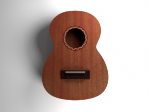 Guitar Body Modelo 3D