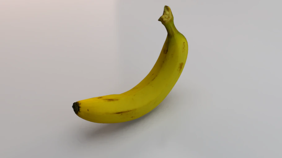 Banana Modello 3D .c4d .max .obj .3ds .fbx .stl .blend 