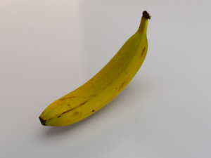 Banana Modelo 3D