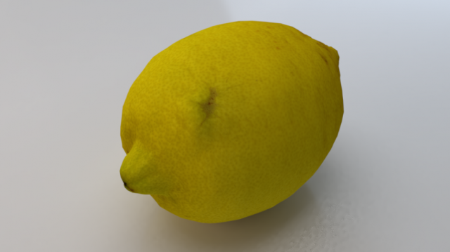 Lemon 3D Model .c4d .max .obj .3ds .fbx .stl .blend 