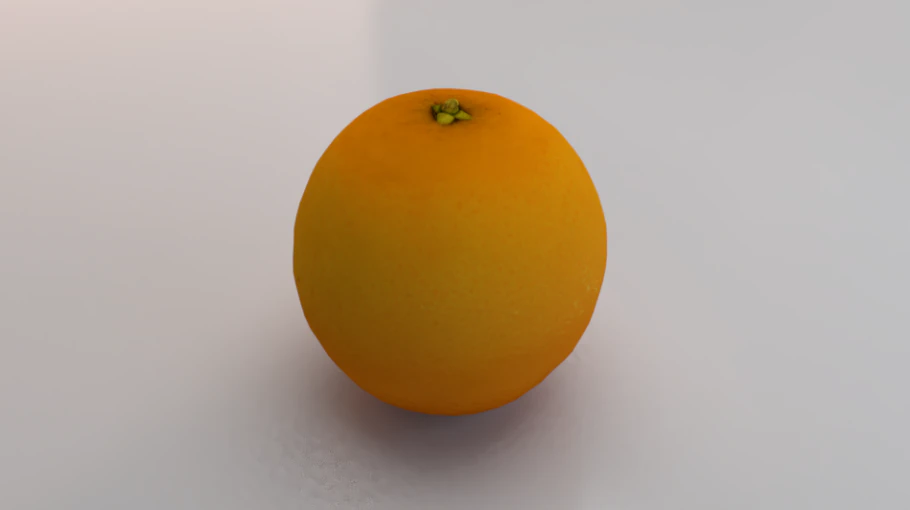 Orange 3D Model .c4d .max .obj .3ds .fbx .stl .blend 