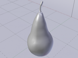 Photorealistic Pear 3D Model