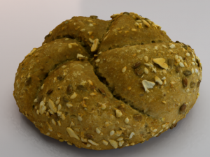 Brown Bread 3D Model