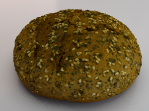 Brown Bread 3D Model