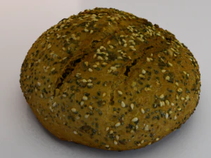 Brown Bread 3D Model