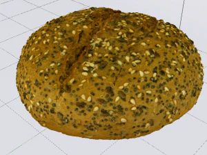 Brown Bread 3D Model