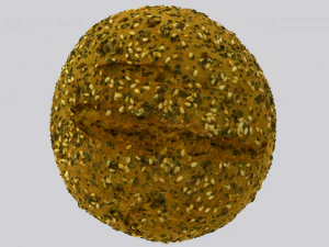 Brown Bread 3D Model