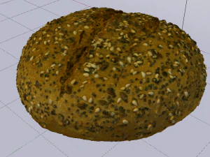 Brown Bread 3D Model