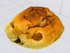 Raisin Bread 3D Model