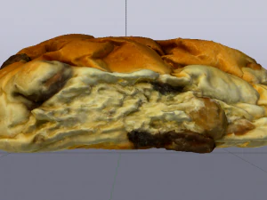 건포도빵 3D 모델