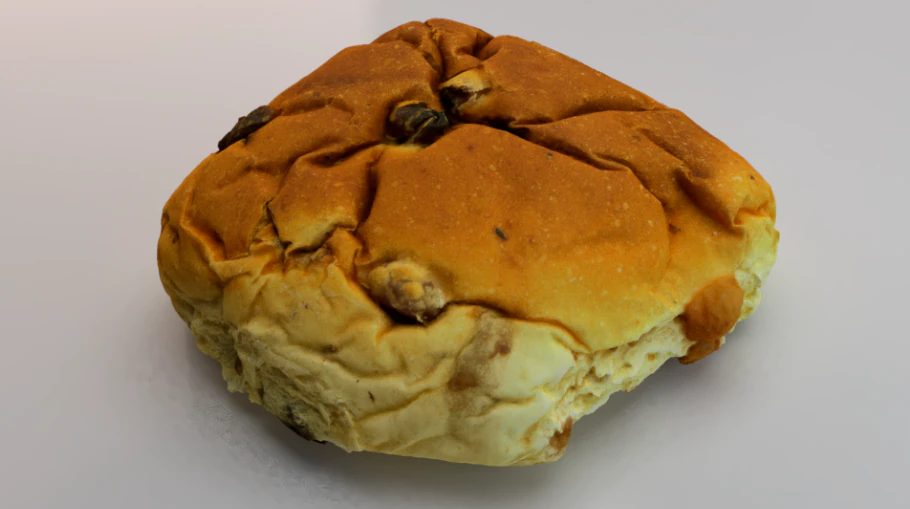 Raisin Bread 3D Model .c4d .max .obj .3ds .fbx .stl .blend 