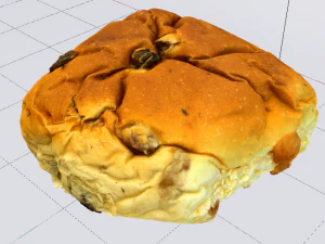 Raisin Bread 3D Model