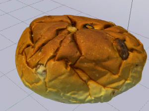 Raisin Bread 3D Model
