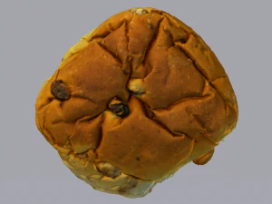Raisin Bread 3D Model
