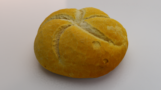 White Bread 3D Model .c4d .max .obj .3ds .fbx .stl .blend 