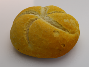 White Bread 3D Model