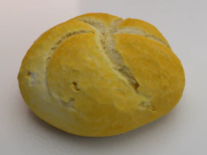White Bread 3D Model