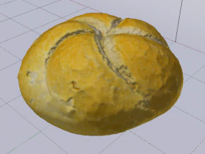 White Bread 3D Model
