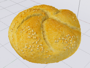 White Bread 3D Model