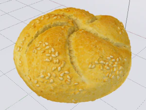 White Bread 3D Model