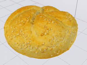 White Bread 3D Model