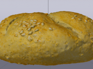 White Bread 3D Model