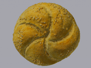 White Bread 3D Model