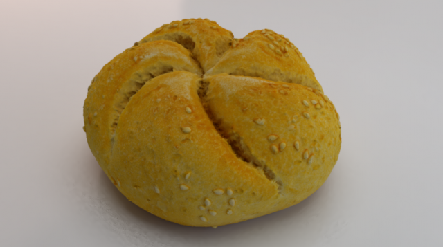 White Bread 3D Model .c4d .max .obj .3ds .fbx .stl .blend 