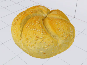 White Bread 3D Model