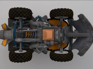 Quad ATV 3D Model