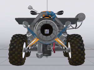 Quad ATV 3D Model