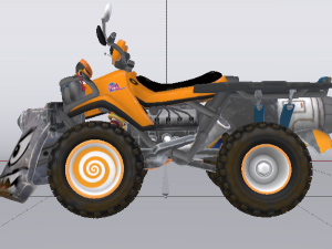 Quad ATV 3D 模型