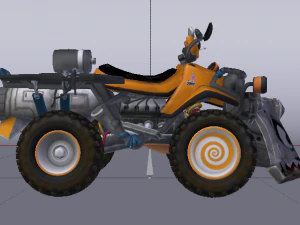 Quad ATV 3D Model