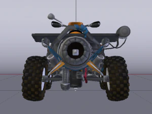 Quad ATV 3D Model