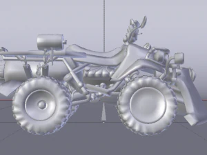 Quad ATV 3D Model