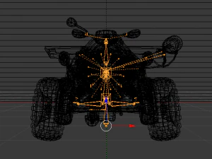 Quad ATV 3D Model